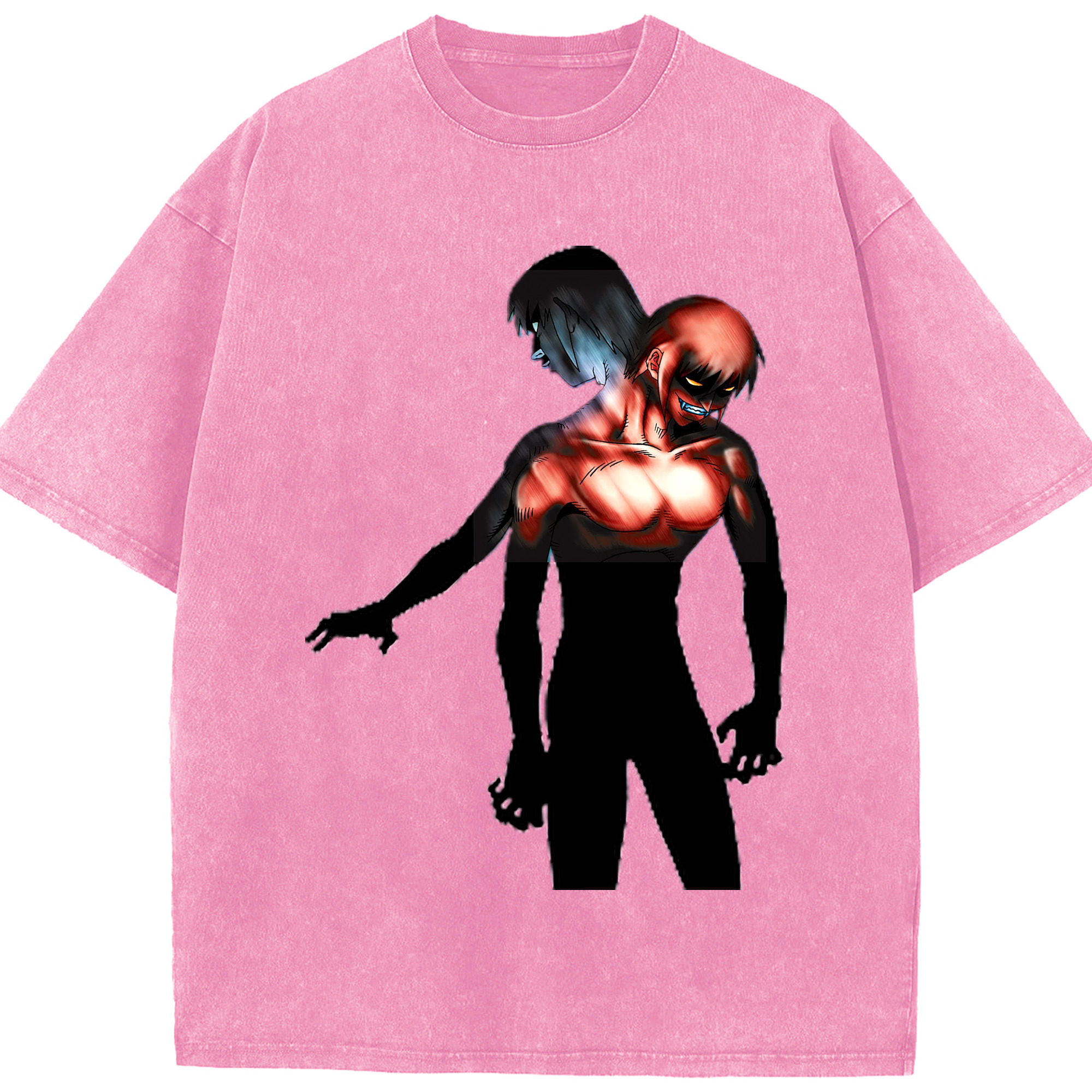 （画像用） 遊☆戯☆王 Yu-Gi-Oh! 綿100% ヴィンテージ風 半袖Tシャツ（フロントプリント）